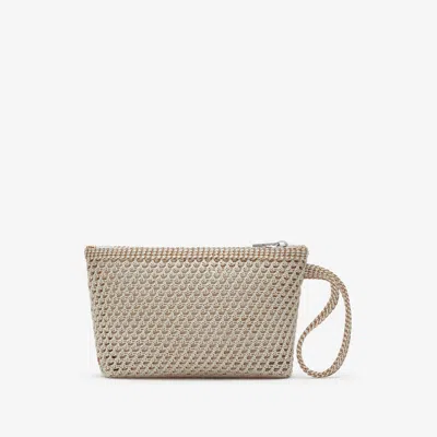 Burberry 658 Pouch In Metallic