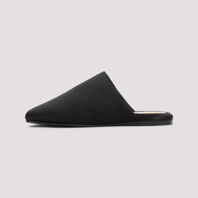Carven Black Sandals With Soft Polyester Upper In Multi
