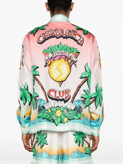 Casablanca Classic Long Sleeve Shirt In Multi