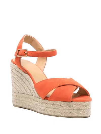 Castaã±er Castañer Blaudell Espadrille In Orange