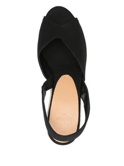 Castaã±er Brisa Wedge Espadrillas In Black