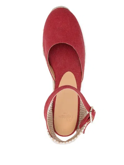 Castaã±er Carol Espadrille In Red