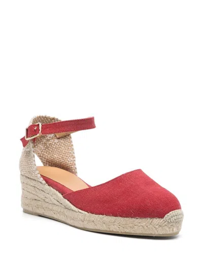 Castaã±er Carol Espadrille In Red
