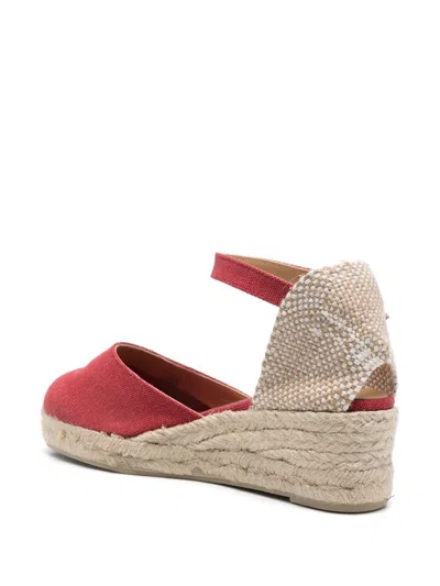 Castaã±er Carol Espadrille In Red