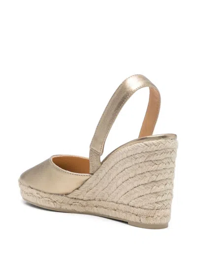 Castaã±er Carissa Leather Espadrilles In Multi