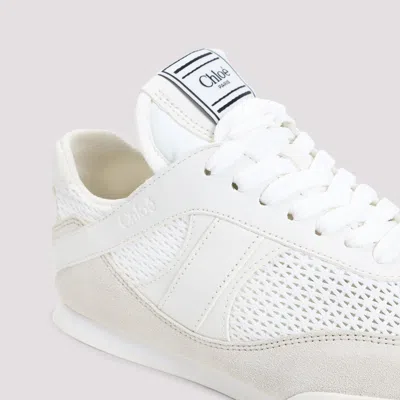 Chloé Kick Sneaker In Smooth Leather In Neutral
