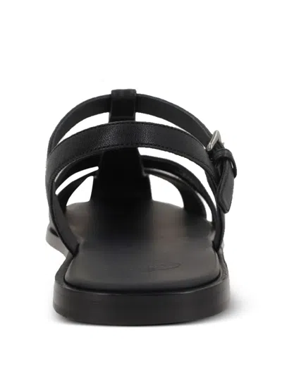 Church's Odyssey Nappa Leather T Strap Sandals In Black