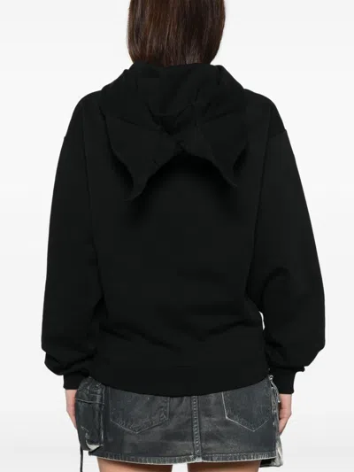 Coperni Maleficent Hoodie In Organic Cotton In Black