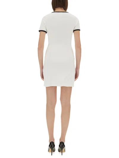 Courrèges Courregès Holistic Contrast Mini Dress In White