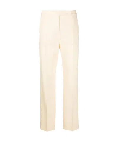 Max Mara High-waisted Casual Pants In Animal Print