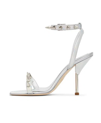 Alexander Mcqueen Studded Heeled Sandals In Multi