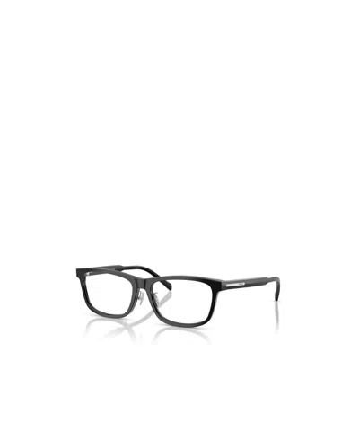 Prada Eyewear Rectangular Frame Glasses In Black