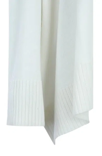 Malo Long-sleeved Sweater In White