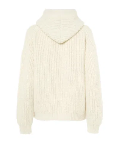 Malo Hooded Zip-up Cardigan In Neutral