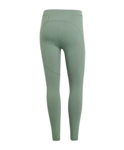 Adidas By Stella Mccartney Logo Printed Stretched Leggings In Green