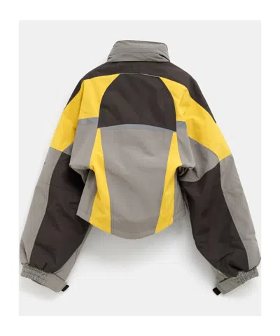 Martine Rose Cropped Puffer Jacket In Multi