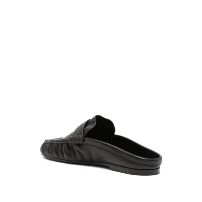 Saint Laurent Slingback Mules In Black