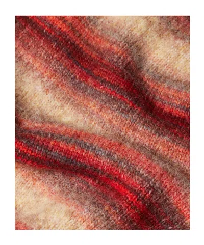 Paul Smith Striped Sweater In Red