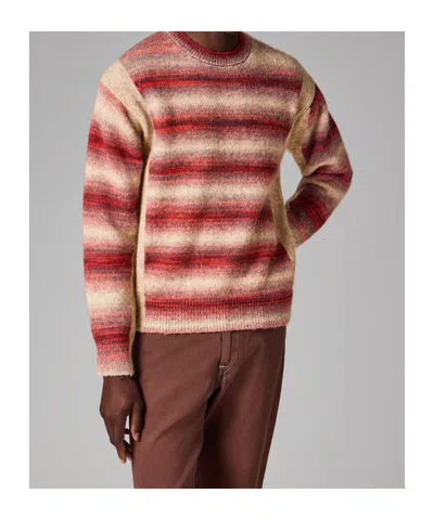 Paul Smith Striped Sweater In Red