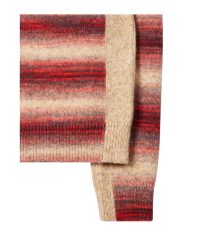 Paul Smith Striped Sweater In Red