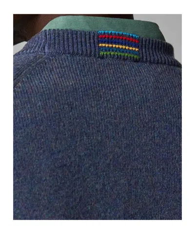 Paul Smith Wool Jersey. In Blue