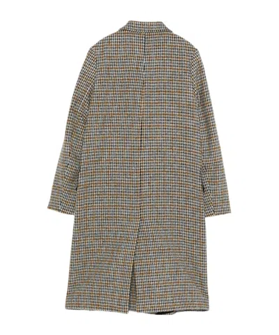Paul Smith Double-breasted Coat Featuring Front Pockets In Gray