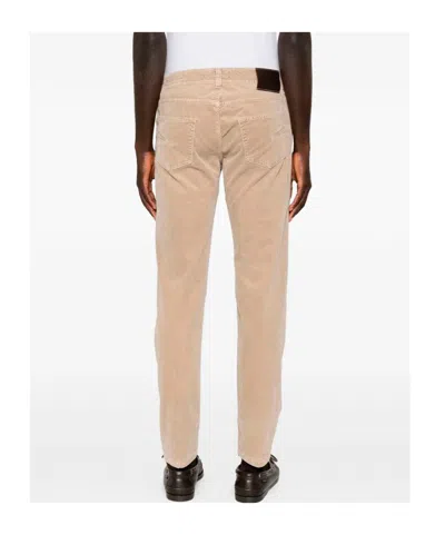 Barba Napoli Five Pocket Jeans In Brown