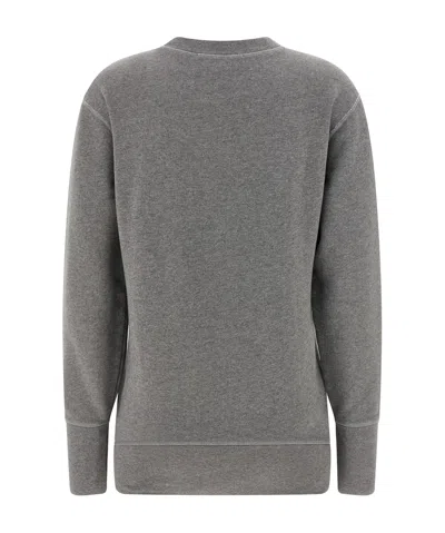 Apc A.p.c. X Marc Jacobs Long-sleeved Crewneck Sweatshirt In Gray
