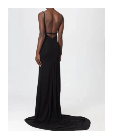 Dsquared2 Strappy-detail Maxi Dress In Black