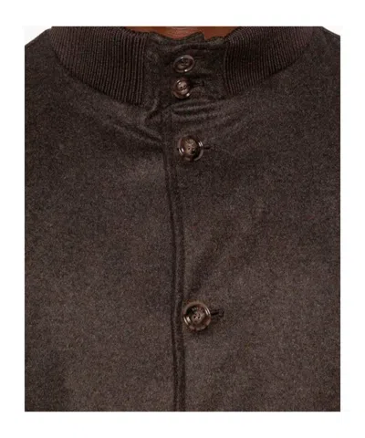 Barba Napoli Vermont Bomber Jacket In Brown