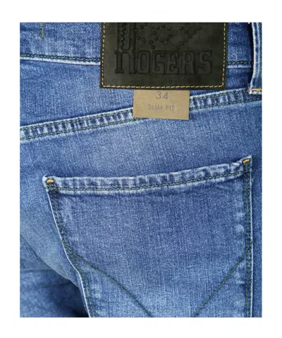 Roy Rogers Logo-patch Jeans In Blue