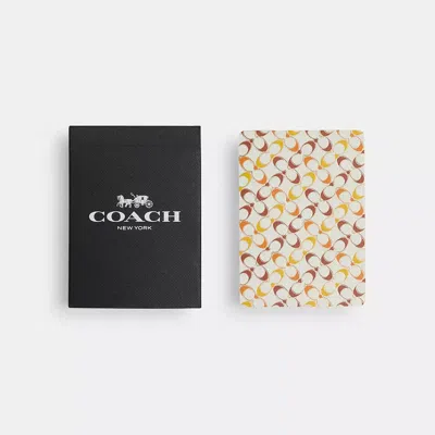Coach Signature Playing Cards In Multi