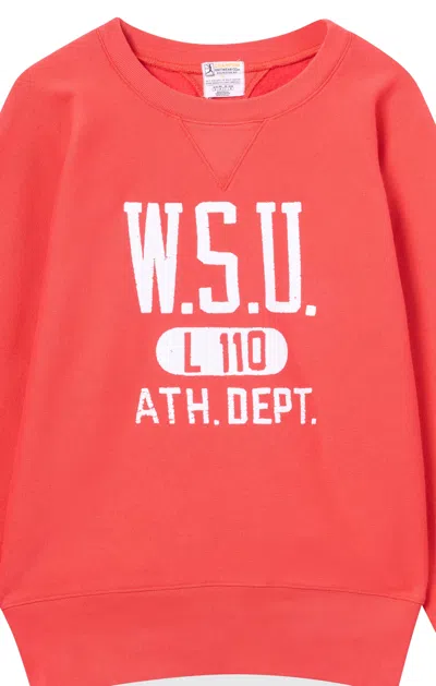 Champion Crew Neck Sweatshirt In Red