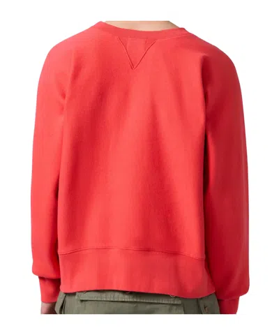 Champion Crew Neck Sweatshirt In Red