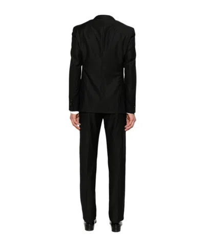 Boglioli Tailored Blazer Peak Lapels In Black