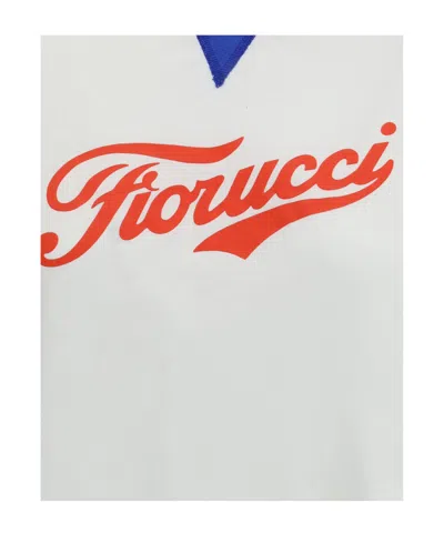 Fiorucci Varsity Logo Regular T-shirt In White