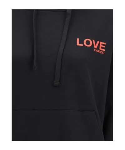 Fiorucci Kissing Angels Love Print Relaxed Hoodie In Multi