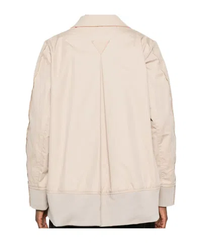 Front Street 8 Cotton Double-breasted Jacket In Pink