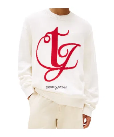 Tommy Hilfiger Crew Neck Sweater In Neutral