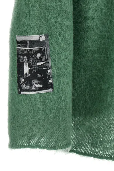 Undercover Jacquard Patch Knitwear In Green