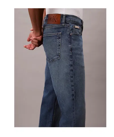 Calvin Klein Jeans Est.1978 Standard Straight Jeans In Blue