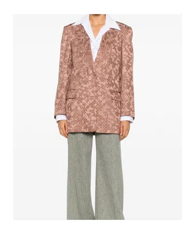 Dries Van Noten Bastis Single-breasted Jacket In Brown