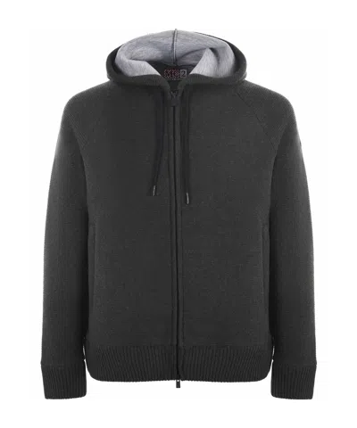Mc2 Saint Barth Carrel Hooded Sweater In Black