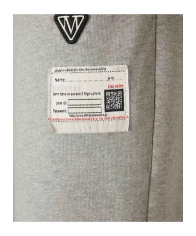 Miharayasuhiro Maison Mihara Yasuhiro Drawstring Distressed Track Pants In Gray