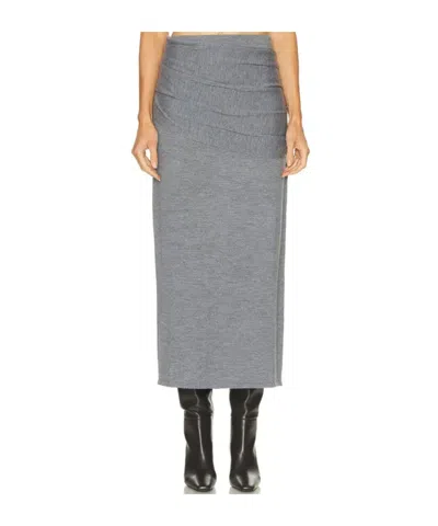 Staud Elastic Waist Skirt In Animal Print