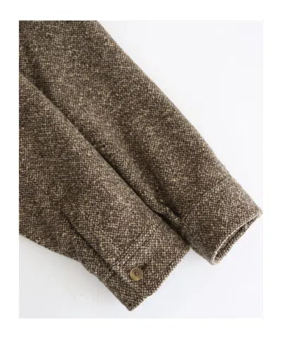 Auralee Lapel Casual Jacket In Animal Print