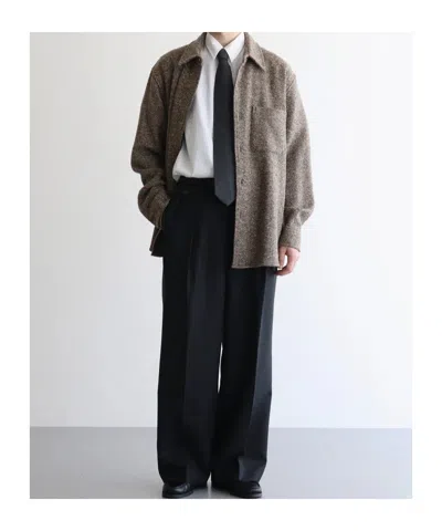 Auralee Lapel Casual Jacket In Animal Print