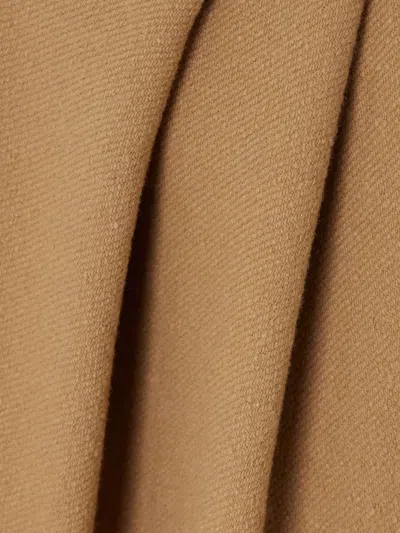 Dries Van Noten Wrap Effect Skirt In Brown