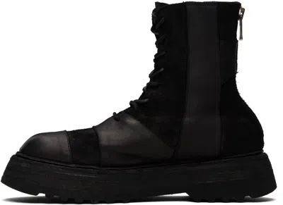 Guidi Black Limited Edition Soft Horse Leather Boots In Black