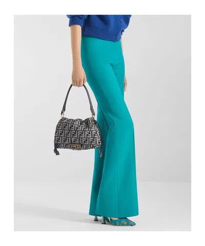 Fendi Mamma Baguette Medium In Black